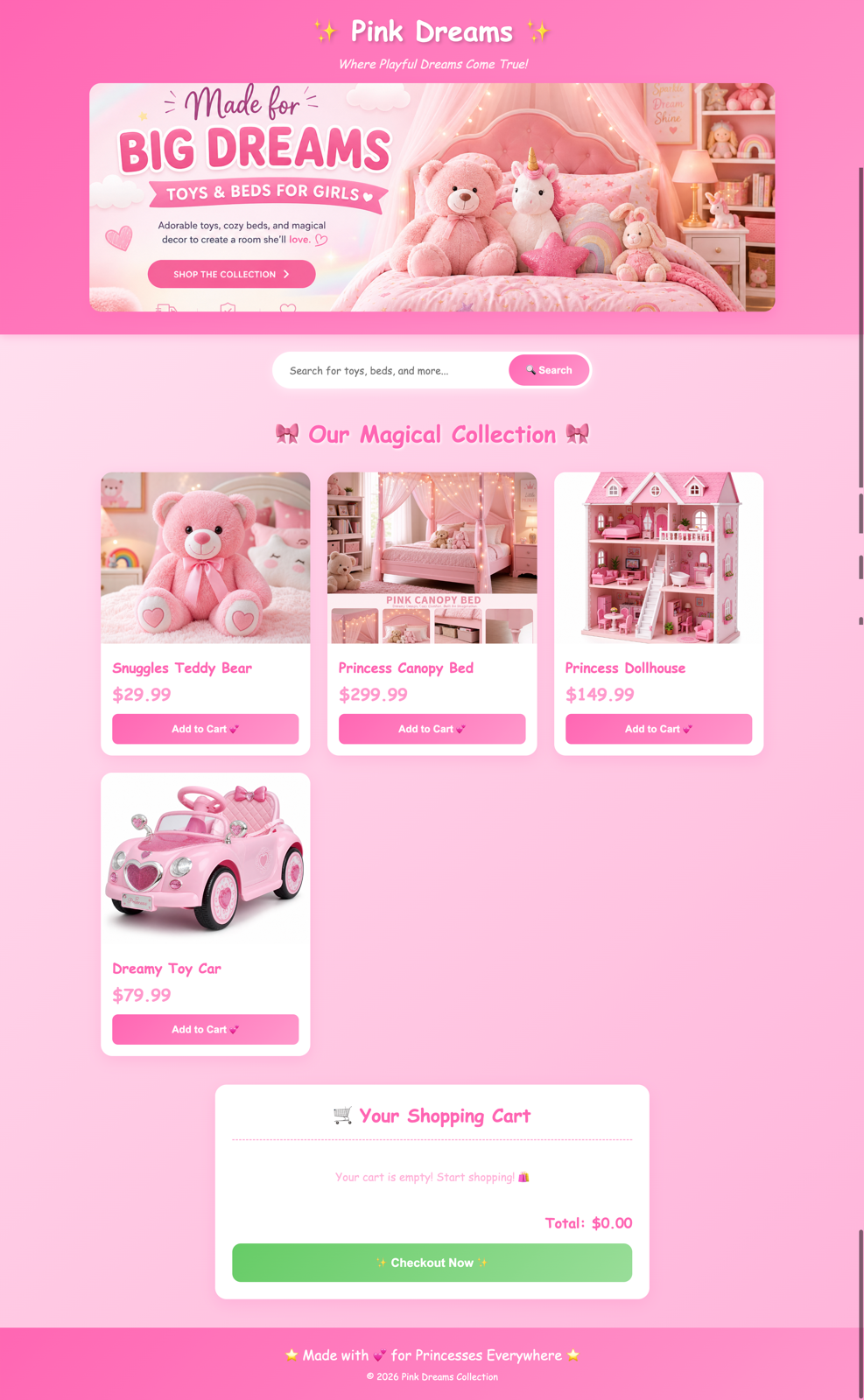 Website banner and section visuals generated with image generation inside a GenseeAI website-building workflow